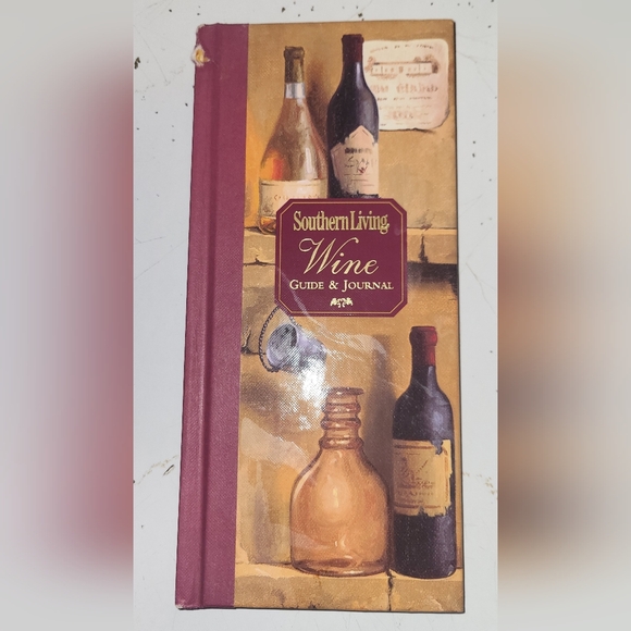 Southern Living Wine Guide & Journal - Burgundy and Tan - Picture 1 of 6
